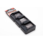 StealthMounts Supports de batteries Einhell, Ozito, Bauer 18V/20V 6-pack NOIR BM-EO18-BLK-6