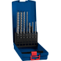 Bosch Expert Coffret de 7 forets SDS+ 7X ø5/6/6/8/8/10/12 mm pour perforateur (2608900195)