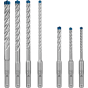 Bosch Expert Coffret de 7 forets SDS+ 7X ø5/6/6/8/8/10/12 mm pour perforateur (2608900195)