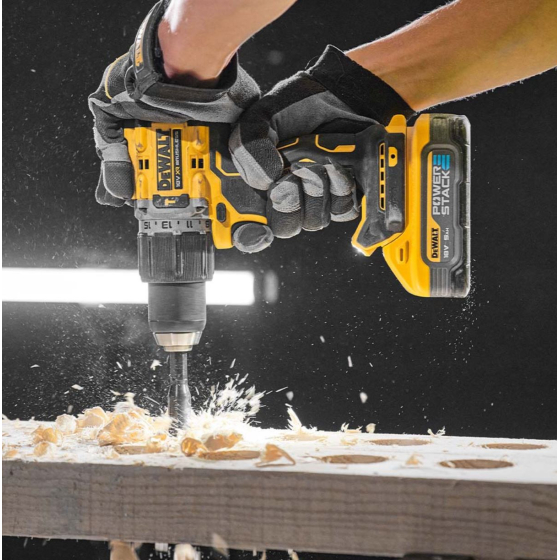 DeWalt DCD800H2T-QW Perceuse, Visseuse 18V XRP 2x5.0Ah POWERSTACK avec coffret T-STAK