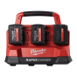 Milwaukee M18 PC6 Chargeur rapide 6 Batteries 18V Packout (4932480162)