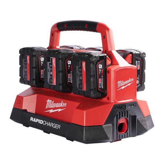 Milwaukee M18 PC6 Chargeur rapide 6 Batteries 18V Packout (4932480162) Milwaukee M18 PC6 Chargeur rapide 6 Batteries 18V Packout (4932480162)