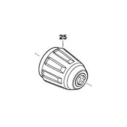 Bosch Mandrin Automatique ø1.0-10mm perceuse GSR10.8-2-LI, GWB10.8-LI (2609110967)