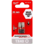 Milwaukee x2 Embouts Torx 40 25mm de Vissage Shockwave (4932430888)