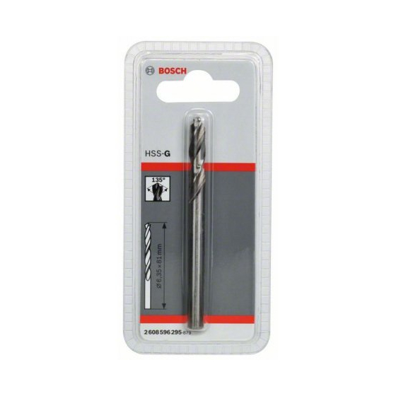 Bosch Foret de centrage ø6,35x81mmpour trépans vissées HSS-G (2608596295)