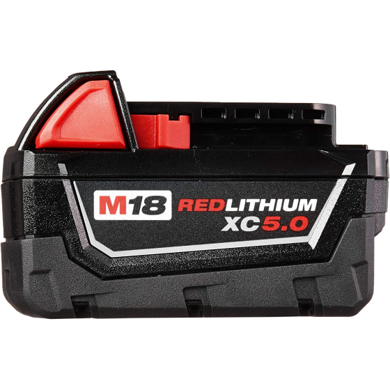 Milwaukee M18B5 Batterie 18V 5.0Ah Red Lithium-Ion (4932430483)
