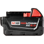 Milwaukee M18B5 Batterie 18V 5.0Ah Red Lithium-Ion (4932430483)