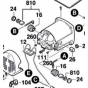 BOSCH 1619PA0206 Charbons, Jeu de balais GTS 10