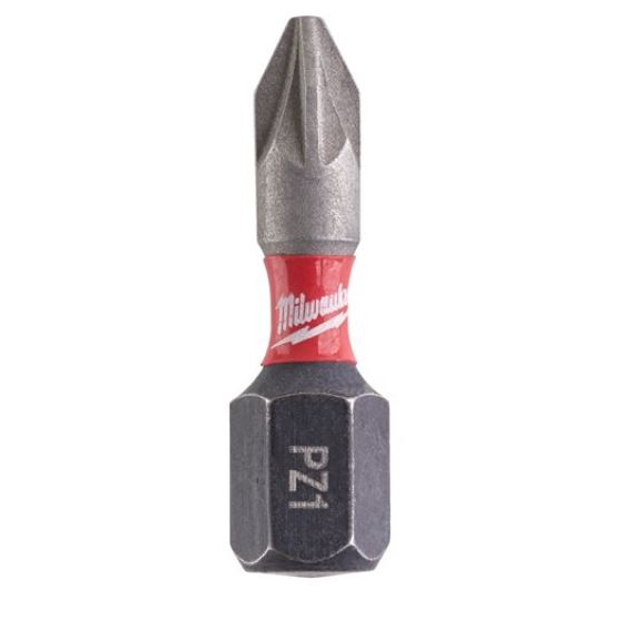 Milwaukee x25 Embouts PZ1 de Vissage Shockwave 25mm (4932430861)