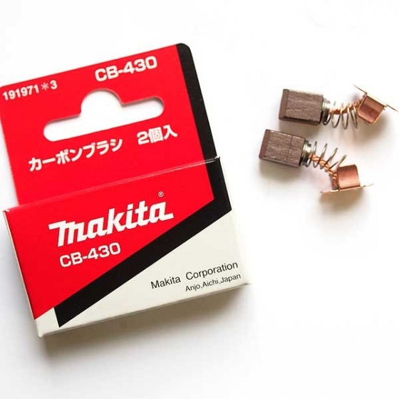 Makita Paire de charbons CB430, CB433, CB420, CB438 (191971-3)