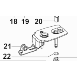 Metabo Console terminale complet pour taille-haie HS8865, HS8655, HS8675, HS8875 (316038620)