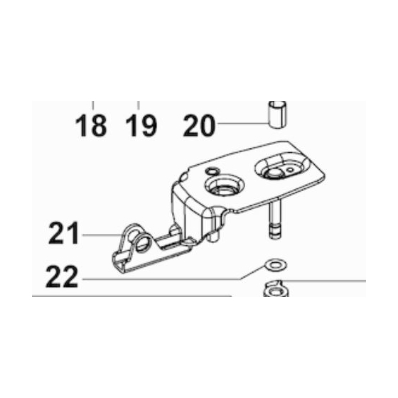 Metabo Console terminale complet pour taille-haie HS8865, HS8655, HS8675, HS8875 (316038620)