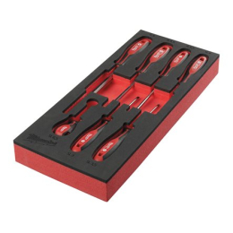 Milwaukee Jeu de x7 tournevis TORX avec module mousse pour servante d'atelier (4932492395)