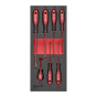 Milwaukee Jeu de x7 tournevis TORX avec module mousse pour servante d'atelier (4932492395)