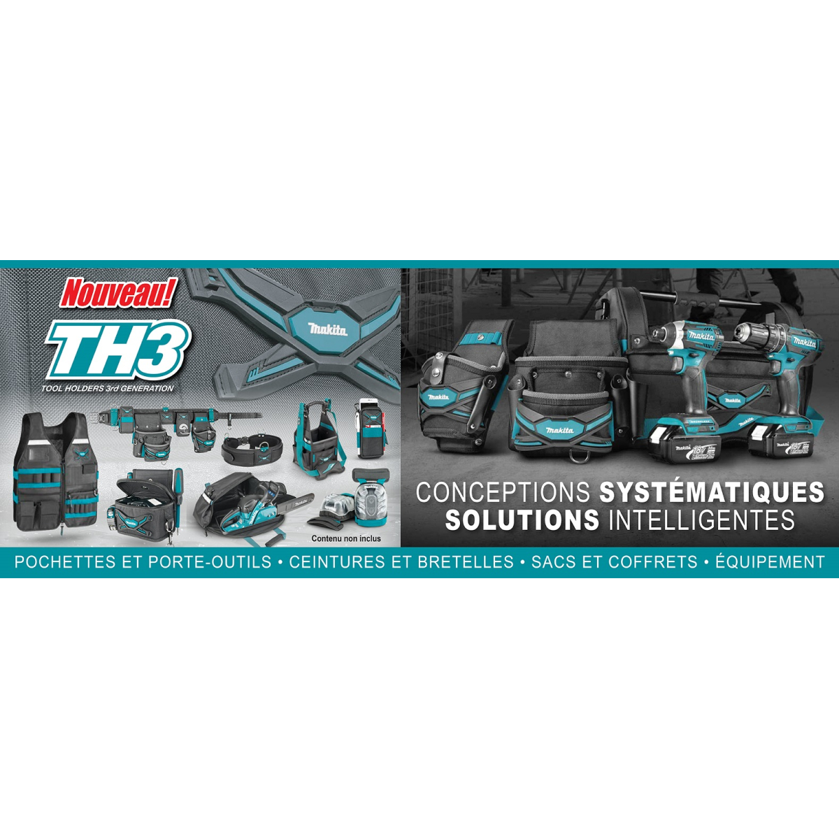 Ceinture porte outils makita top