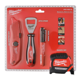 Milwaukee Pack 4 outils à mains avec décapsuleur (4932480553)