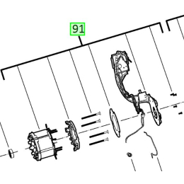 Milwaukee Ensemble électronique pour scie 18V M18 BLCS66 (4931465887)