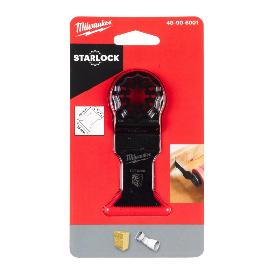 Milwaukee Lame bois 35x45mm pour outil multifonction STARLOCK (48906001) Milwaukee Lame bois 35x45mm pour outil multifonction STARLOCK (48906001)