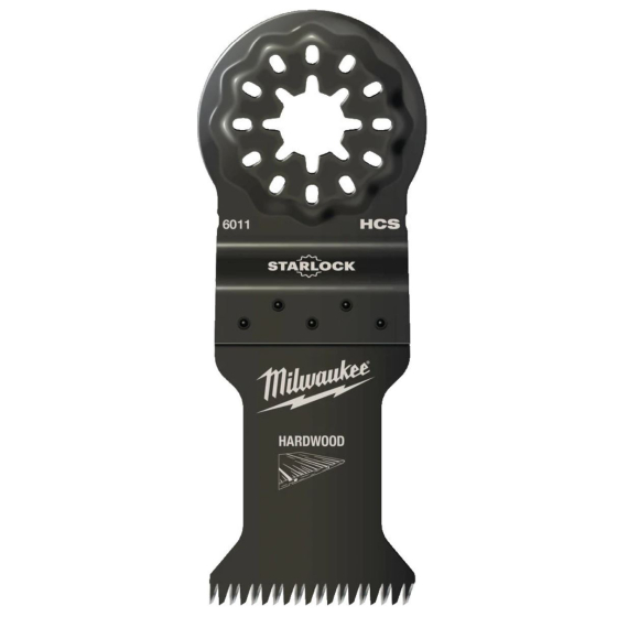 Milwaukee x1 Lame plongeante 35x42mm bois dur pour outil multifonction STARLOCK (48906011)