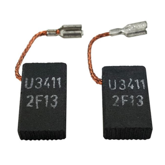 Virutex Jeu de 2 Balais, Charbons pour AB111N, CE120P, FP192N, FR129N, FR156N, FR192N, FR217S, FR256N, FR256R (9217035)