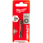 Milwaukee x1 Embout Torx 40 de Vissage Shockwave 50mm (4932430890)