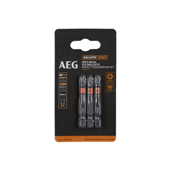 AEG Embouts de vissage PZ3 50mm Ballistic Series (4932479186)
