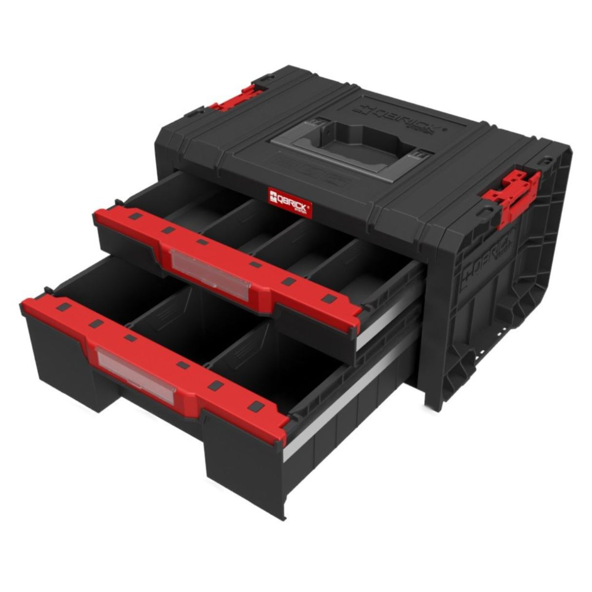 Qbrick Coffret à outils 2 tiroirs System PRO (SKRQPROD2BCZAPG001)