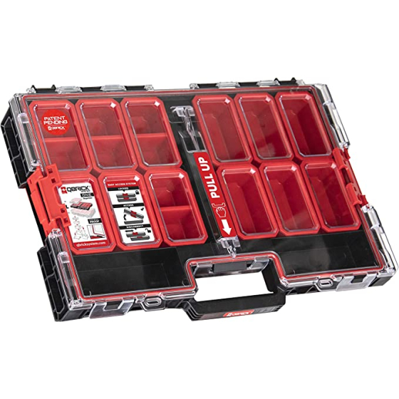 Qbrick System ONE Organisateur L avec 10 godets 540x390x95mm (ORGQXLCZAPG003)
