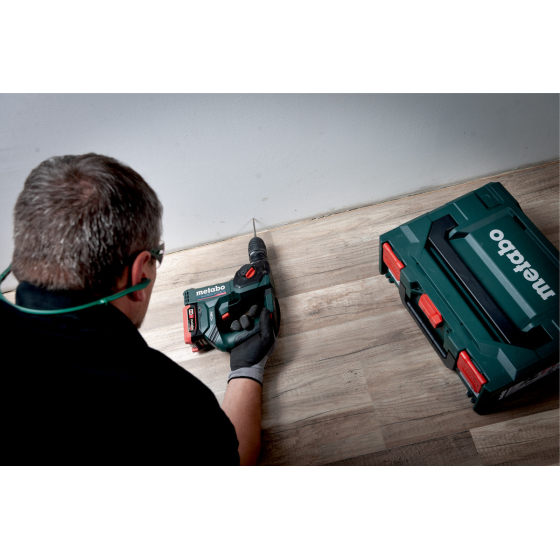 Metabo BH 12 BL 16 Marteau, Perforateur Sans fil 12V avec coffret metaBOX (600207840)