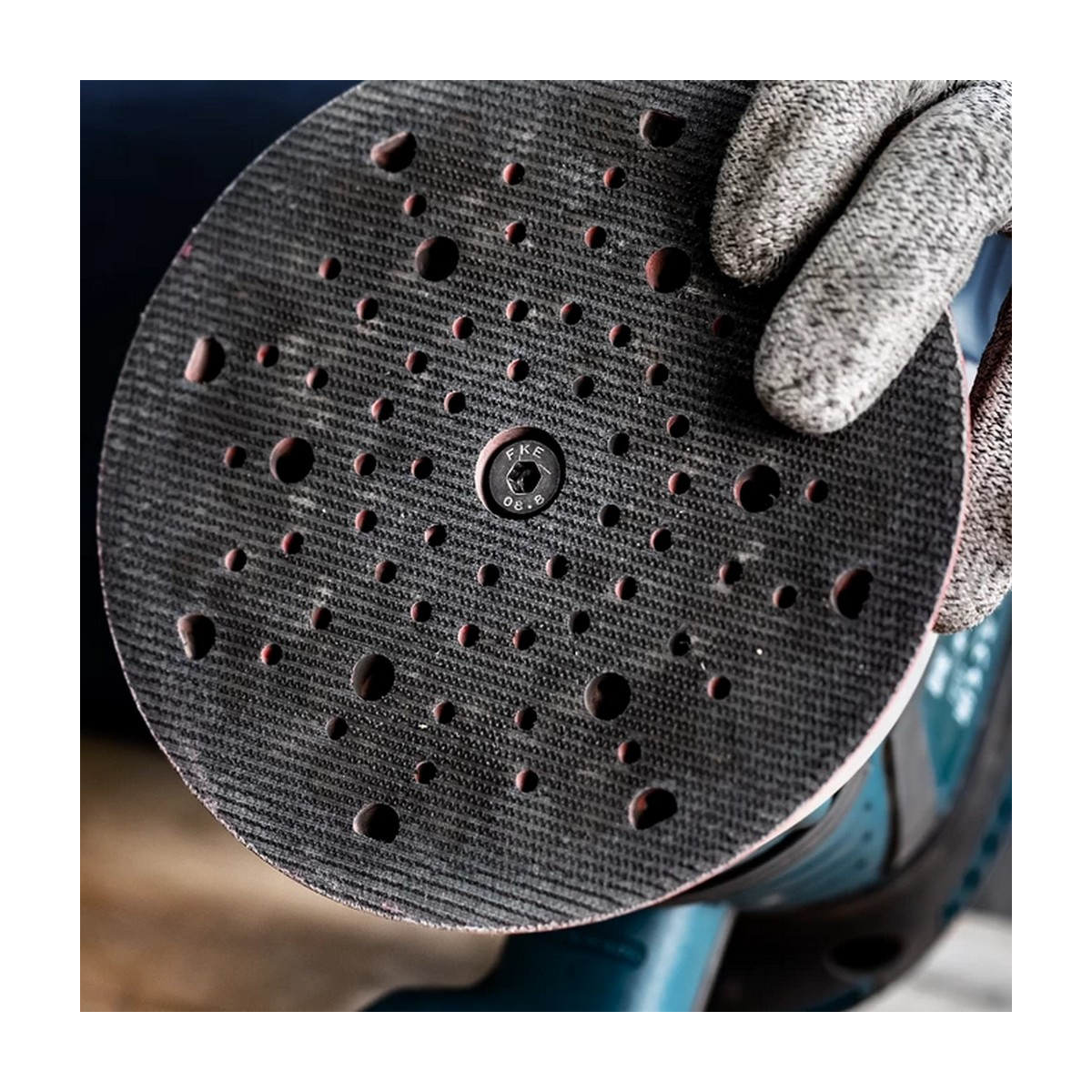 Plateau De Ponçage Multi-trous EXPERT Bosch – 150 Mm, Souple – Pour Ponceuses Excentriques – Réduit La Poussière, Durée Prolongée