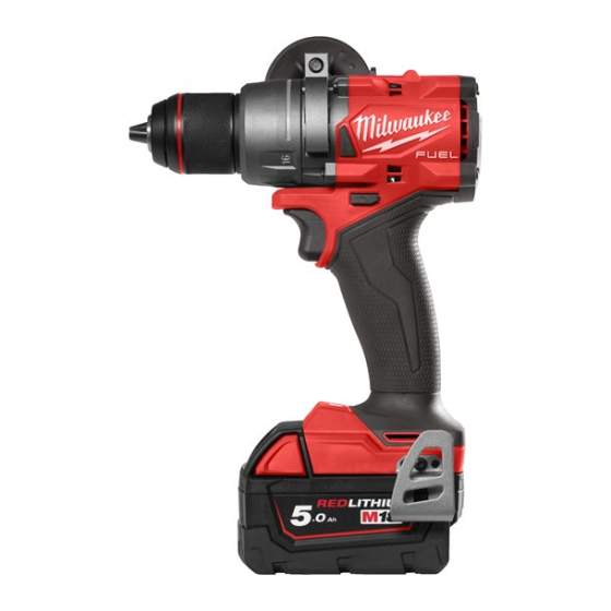 Milwaukee M18 FDD3-502X Perceuse 18V Brushless FUEL 2x5.0Ah avec coffret (4933479863)