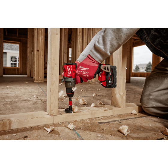 Milwaukee M18 FDD3-502X Perceuse 18V Brushless FUEL 2x5.0Ah avec coffret (4933479863)