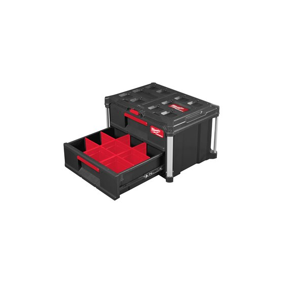 Milwaukee Kit servante mobile avec coffret 2 & 3 tiroirs Packout (4932492892)