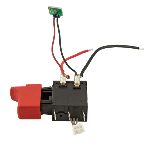 Bosch Interrupteur pour perceuse PSR1440 LI-2, PSR1800 LI-2, PSB1440 LI-2, PSB1800 LI-2 (2609005666)