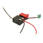Bosch Interrupteur pour perceuse PSR1440 LI-2, PSR1800 LI-2, PSB1440 LI-2, PSB1800 LI-2 (2609005666)