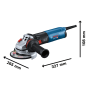 Bosch GWS 14-125 S Meuleuse angulaire ø125mm 1400W Carton (06017D0100)