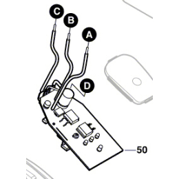 Bosch Platine électronique pour visseuse PSR14,4LI-2 & PSB 14.4LI-2 (2609003139)