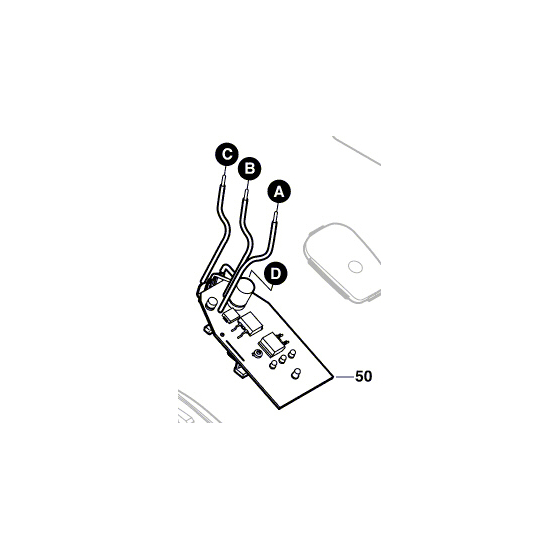 Bosch Platine électronique pour visseuse PSR14,4LI-2 & PSB 14.4LI-2 (2609003139)