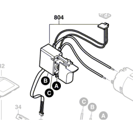 Bosch Interrupteur pour perceuse PSR18LI-2, PSR14.4LI-2 (2609002109)