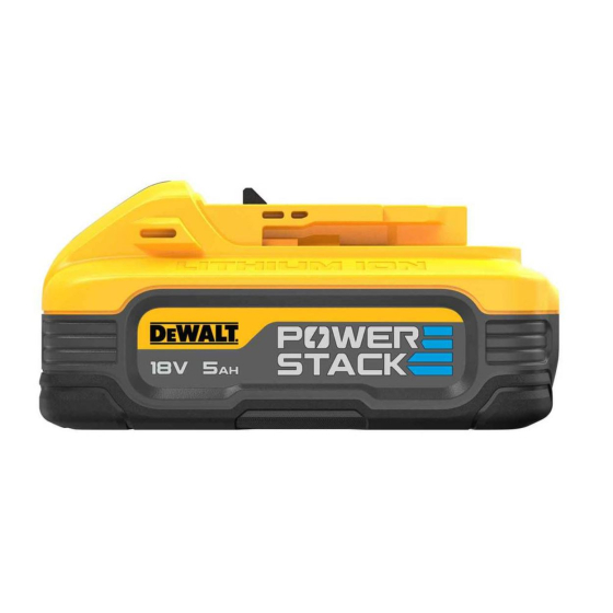 DeWalt Pack de 2 batteries DCBP518 18V POWERSTACK 5.0Ah Li-ion (DCBP518H2-XJ)