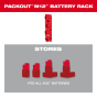 Milwaukee Support de batteries M12 Packout (4932480708)