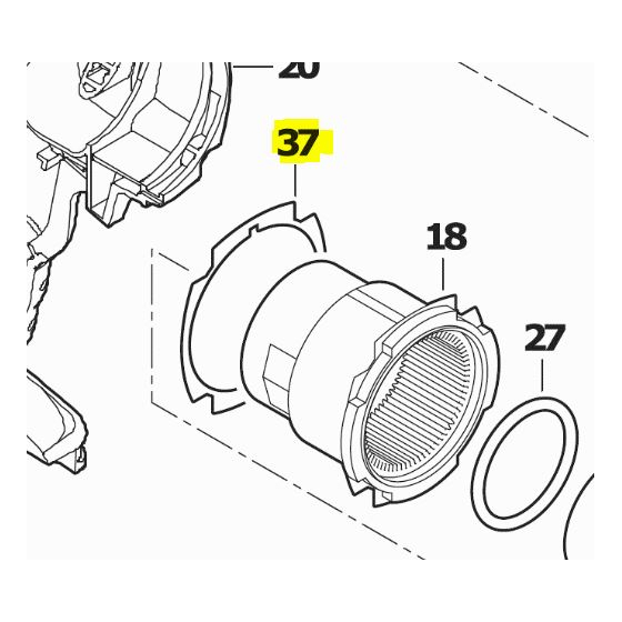 Milwaukee Joint de carter pour boulonneuse à chocs  (43440991) Milwaukee Joint de carter pour boulonneuse à chocs  (43440991)