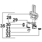 Metabo Pince de serrage pour scie sauteuse STEB 70 QUICK & STEB 80 QUICK (316043660)