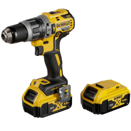 Dewalt DCD796P2-QW Perceuse, Visseuse à Percussion 18V XR Li-ion Brushless 2x5.0Ah  avec coffret T-Stak