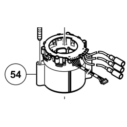 Hikoki - Hitachi Stator 240V pour perforateur et piqueur H60ME, H60MEY, DH45MEY, DH52MEY (340899)