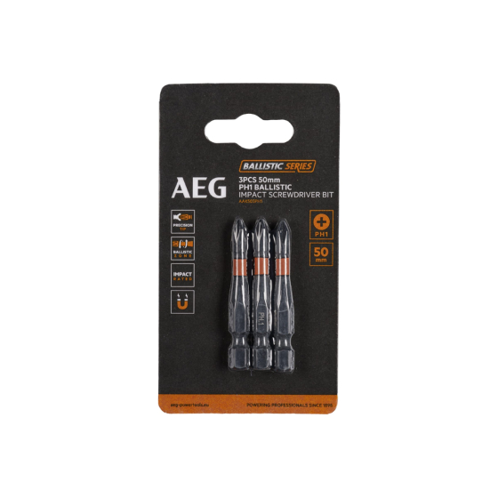 AEG Embouts de vissage PH1 50mm Ballistic Series (4932479181)