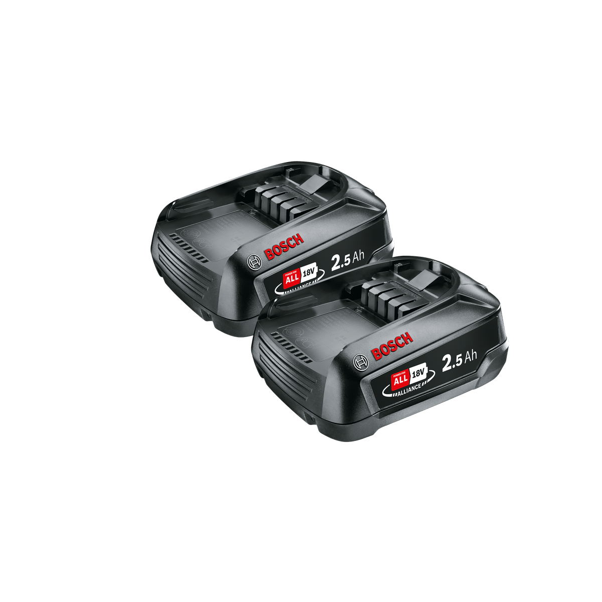 Bosch Lot de x2 batteries PBA 18V 2.5Ah (1600A005B0 x2)