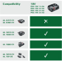 Bosch Lot de x2 batteries PBA 18V 2.5Ah (1600A005B0 x2)