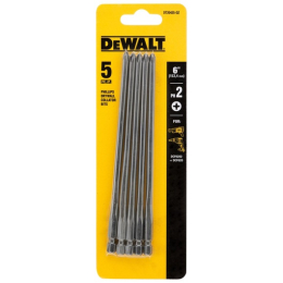 DeWalt DT20425-QZ Lot de 5 porte-embouts PH2 de vis en bande 153mm