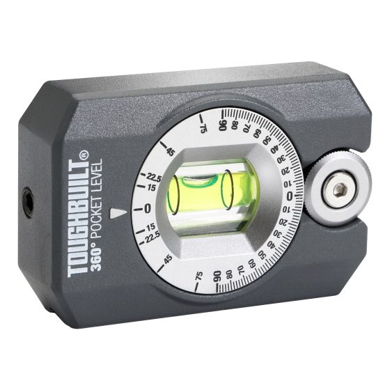 Toughbuilt Niveau de poche magnétique à 360° TB-H2-L-4R Toughbuilt Niveau de poche magnétique à 360° TB-H2-L-4R